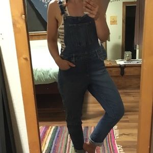 Denim overalls
